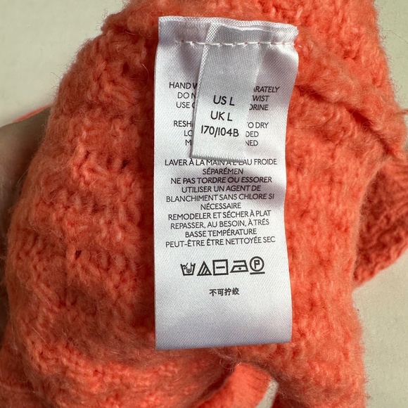 Anthropologie Bia Mock Neck Sweater in Coral - Picture 9 of 11